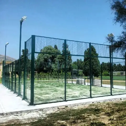 Césped artificial transportable para Cancha de Pádel comprar Cancha de Pádel juego completo de cancha de Pádel panorámica