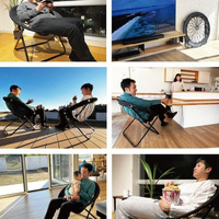 Chaise de camping pliante Bungee au design moderne, chaise lune Target en métal et tissu Oxford, légère, mobilier d'extérieur pour la plage et le parc