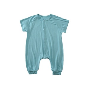 Pyjama une pièce pour bébé Barboteuses d'été respirantes anti-coup de pied Garçons Filles Bébé Climatisation Vêtements Protection du ventre Ramper - Product Image 2