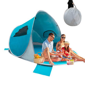 Easy Pop up Sport Umbrella Park Sea Shore Lake <span class=keywords><strong>Camping</strong></span> Pesca Refugio Fiesta Viajes Sombra Playa Tienda para Amigos de <span class=keywords><strong>la</strong></span> familia - Product Image 1