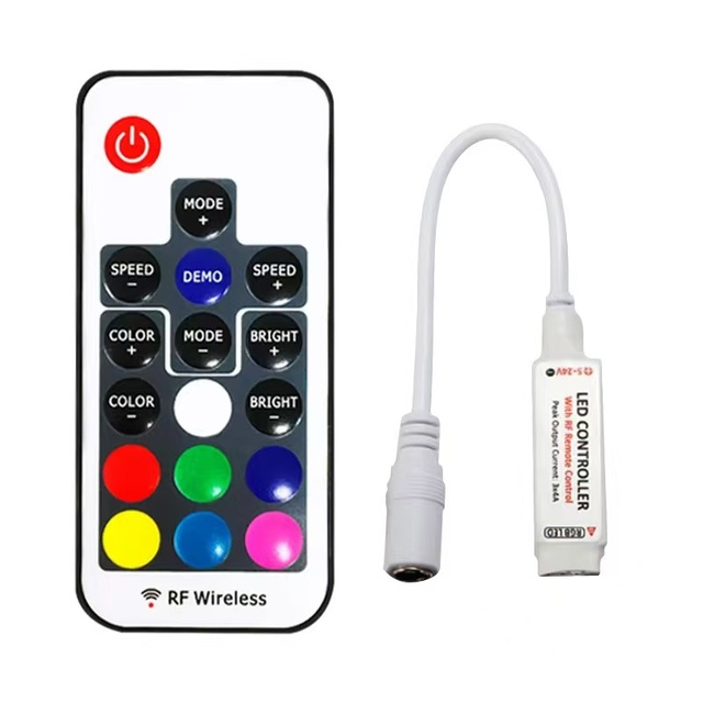 17key MINI RGB controller  5-24V  6A