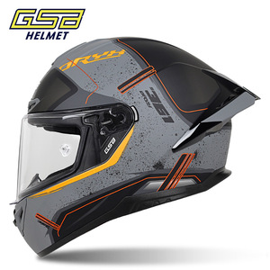 <span class=keywords><strong>GSB</strong></span> 361GT Casque intégral de moto certifié DOT ECE Fashionable Balance Flow Big Tail Design ABS Plus Size for Men Women - Product Image 2