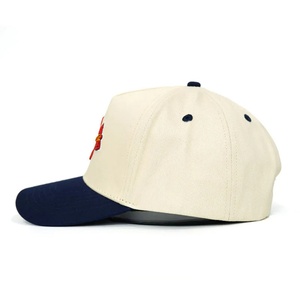 Casquette de baseball imperméable de haute qualité en gros, sortie d'usine, logo personnalisé, broderie 3D, ajustable, bicolore, unisexe, sportive - Product Image 3