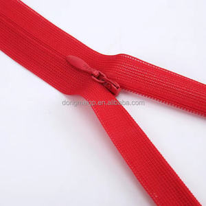 Fermeture éclair invisible en Nylon 3 #, 10 pièces de haute qualité, curseur multicolores, fermeture éclair détachable pour robe, personnalisé coloré - Product Image 4