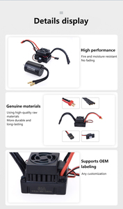 3650 Outrunner Brushless Motor ESC Combo 45A 60A Speed <b>Controller</b> for <b>RC</b> Car Boat Aircraft Drone - Product Image 5