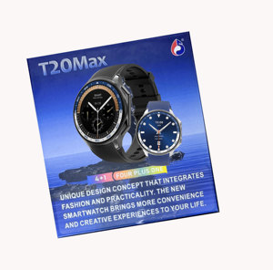 Montre Connectée T20 MAX IP67 Design Carré Boîtier en Acier Recharge sans Fil 4 Bracelets en Caoutchouc Application <span class=keywords><strong>Hiwatch</strong></span> <span class=keywords><strong>Pro</strong></span> Bracelet Sport Appel BT Unisexe - Product Image 2