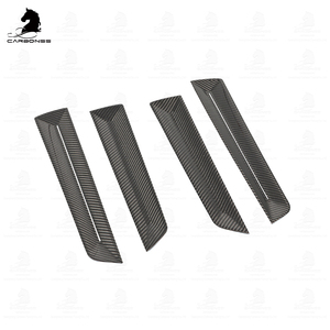 Carbonio a secco 4 pezzi rifiniture per porte interne decorazione auto parti per undicesimo tipo civico <span class=keywords><strong>R</strong></span> 2022 + - Product Image 3