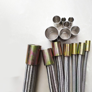 클램프 피팅이 있는 고온 고압 304 스테인리스 스틸 PTFE 골판지 호스 - Product Image 3