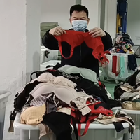 Vente en gros de soutiens-gorge de sport de marque d'occasion pour femmes grande taille en provenance de Chine vêtements sous-vêtements pour dames en ballots
