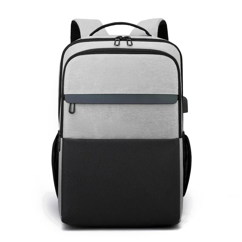 17.3 Inch Customized USB Charging Nylon Business Laptop Waterproof Multiple Pocket Backpack