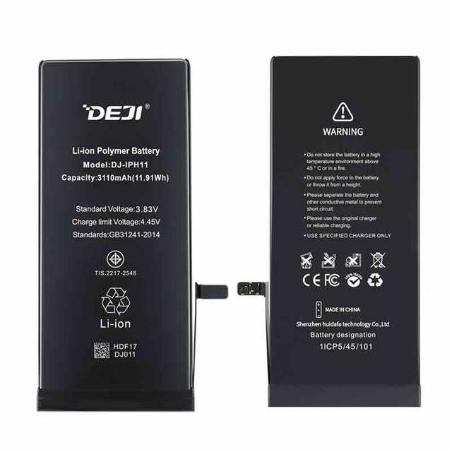 DEJI Repart Repair Simple Cellular Battery for iphone 11 Smart Phone with Huge Battery