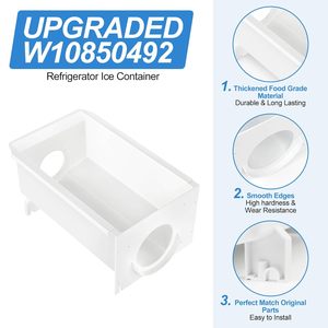 Mejore el cubo de hielo del refrigerador W10850492 <span class=keywords><strong>para</strong></span> las piezas de <span class=keywords><strong>repuesto</strong></span> del fabricante de hielo - Product Image 3
