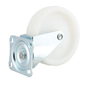 جودة عالية متينة 2 4 بوصة مسطحة عالمية دوارة عربة صناعة العجلات أحجام بلاستيكية قابلة للتخصيص للمستشفيات - Product Image 3