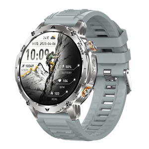 นาฬิกาอัจฉริยะ AK102 สำหรับผู้ชาย GPS นาฬิกาสปอร์ต รองรับการโทรผ่านบลูทูธ หน้าจอ HD ขนาด 1.7 นิ้ว กันน้ำ แบตเตอรี่ 1100mAh รองรับโหมดกีฬามากกว่า 100 โหมด สมาร์ทวอทช์ 2026 - Product Image 6