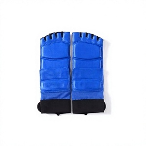 Prix d'usine pour les protège-pieds droits de taekwondo pour hommes en EVA bleu approuvés WTF - Product Image 1