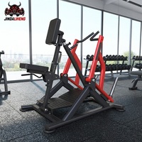 Machine à ramer à charge libre avec support pectoral et bras indépendants pour l'entraînement de la force dorsale en salle de sport commerciale