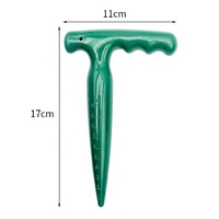 Perforateur de sol de jardin Outil pratique de creuser des trous en plastique pour la plantation de semis Dibber Transplantation