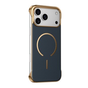 เคสโทรศัพท์ลายคาร์บอนไฟเบอร์ไร้ขอบแบบแม่เหล็ก สำหรับ iPhone 17 16 15 Pro Max ชุบเคลือบด้าน ป้องกันการกระแทก - Product Image 5