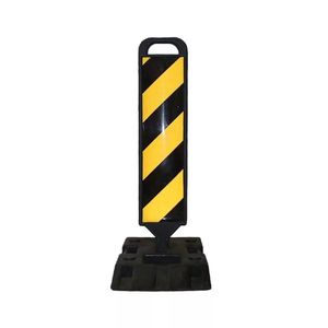 ROADSAFE Collapsible Rubber <strong>Highway</strong> <strong>Traffic</strong> Sign Board PE Material Road Safety Warning <strong>Delineator</strong> Bollard - Product Image 2