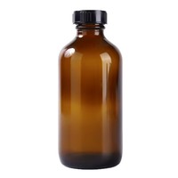 Emballage cadeau de luxe pour spa, flacons d'huile de massage en verre ambré vides avec bouchons à vis, logo personnalisé et boîtes rigides