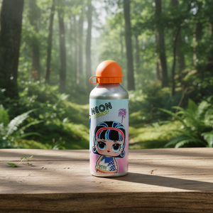 Termo Infantil Ecológico de Aluminio de 500 ml con Diseño de Tiburón, Ligero, para Estudiantes y Senderismo - Product Image 3