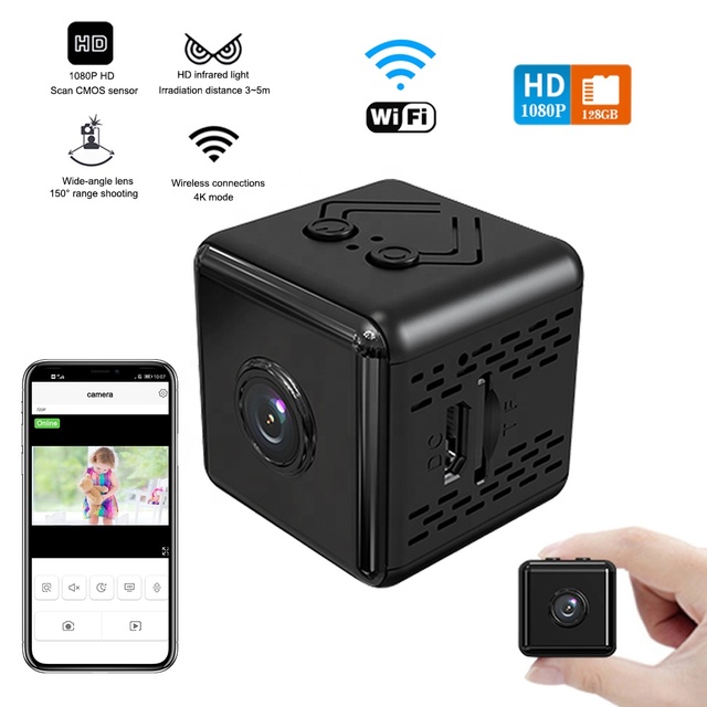 Hot Sale X6D 4K 2K 1080P HD Wireless Security Night Vision Nanny Baby Monitor 1080 IP Mini Micro Camera Wifi
