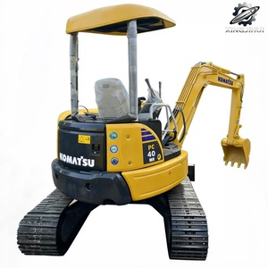 Used Komatsu40 MiniCrawler Excavator 4Ton 0.1m³<b>Bucket</b> Original Japan Brand <b>Small</b> Construction Excavator Low Hours Good Condition - Product Image 1