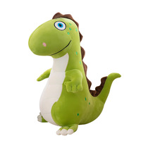 Kustom besar lucu Tyrannosaurus Rex dinosaurus mainan mewah PP kapas diisi bantal tidur kain boneka hadiah ulang tahun penghilang stres
