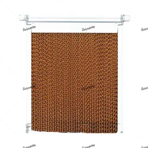 Low price Honey Comb Cooling Pad Wet Curtain for Poultry Farm and Greenhouse Industrial Buildings