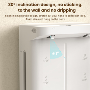 Distributeur automatique de savon mousse et gel 2 en 1, sans contact, avec capteur intelligent, mural, distributeur de désinfectant pour les mains - Product Image 3