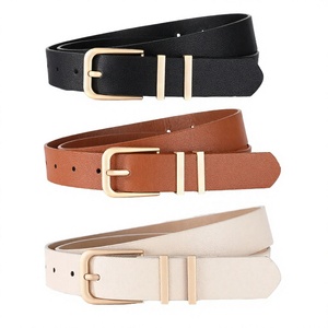 Cinturón de Cuero Genuino de Vaca para Hombre, Hebilla de Pin, Estilo Casual y de Negocios, Hebilla Cuadrada de Aleación, Ajustable, Alta Calidad 2026, Cuero de Vaca L - Product Image 2