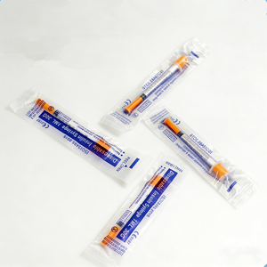 Seringues à insuline pour usage médical vétérinaire 29G 30G 31G 0,5 ml 1 ml stériles EO Gas Luer Slip ou Lock pour usage diabétique - Product Image 2