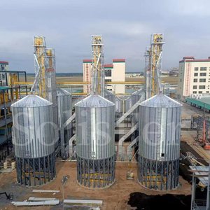 Certificado CE 200 toneladas silo de grano de alimentación con fondo cónico para granjas avícolas nueva condición - Product Image 4