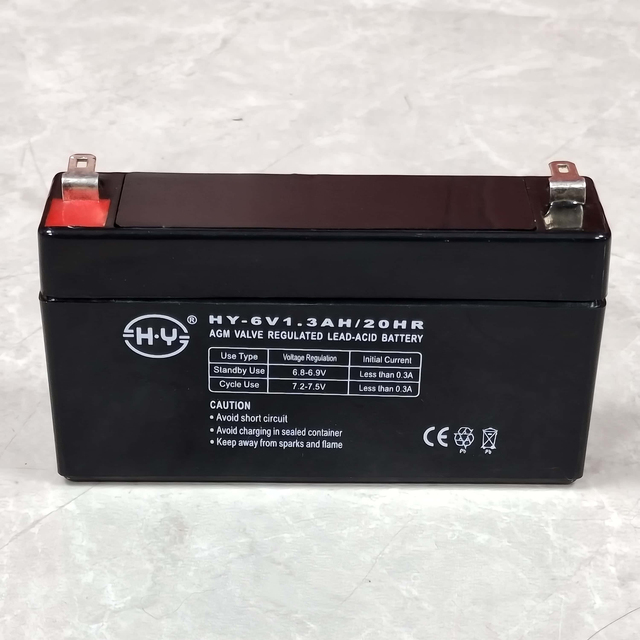 Factory Wholesale Long Cycle Life 6V 1.3AH Battery for Children's Electric Vehicles Scooters Battery