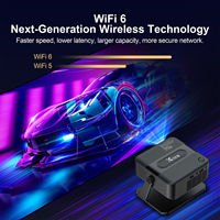 Mini projecteur Xnano Android 11 avec WiFi Bluetooth, prise en charge 4K UHD, projecteur intelligent portable, home cinéma, projecteur vidéo extérieur