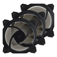 Ventilateur de refroidissement PC haute performance LOVINGCOOL RGB pour boîtier de jeu ARGB 120 mm avec contrôleur ARGB 5V et télécommande pour CPU de bureau