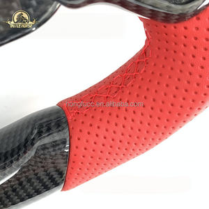 Volant en cuir perforé en fibre de carbone forgé personnalisé Hongfu pour Lexus IS 300 350 <span class=keywords><strong>500</strong></span> <span class=keywords><strong>F</strong></span> Sport IS LC NX LS ES <span class=keywords><strong>GS</strong></span> CT <span class=keywords><strong>GS</strong></span> - Product Image 4