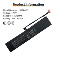 Batterie d'ordinateur portable L140BAT-2 en gros, compatible avec CLEVO L140BAT-2 2ICP5 50 112, batterie OEM pour ordinateur portable en stock