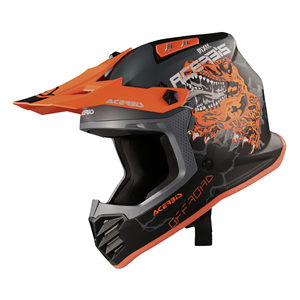 Casco da Moto Bitter Offroad Profile Junior Arancione Fluorescente - Product Image 1