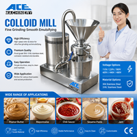 Ss 304 pâte d'ail d'arachide industrielle faisant la Machine fabricant de lait d'écrou fruits et légumes gingembre jus meulage moulin colloïdal
