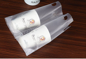 ถุงพลาสติกใสสำหรับใส่เครื่องดื่มกาแฟแบบมีหูหิ้ว ถุงโพลีสำหรับบรรจุภัณฑ์ของชำ ถุงใสสำหรับเครื่องดื่มชา ชานมไข่มุก แบบกำหนดเองได้ - Product Image 2