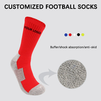 Chaussettes de football jetables anti-dérapantes éliminant les odeurs, avec logo personnalisé sur la semelle, idéales pour l'entraînement multi-sessions et les matchs consécutifs
