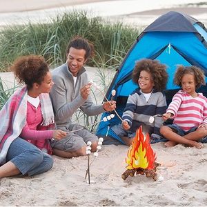 Lửa nhân tạo nhân tạo ngọn lửa giấy 3D trang trí các tông lửa trại trung tâm ngọn lửa ngọn lửa ngọn đuốc cho lửa trại bên trang trí - Product Image 4