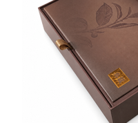 Boîte Cadeau en Papier Personnalisée pour Thé, Imprimée sur Mesure, avec Design Rigide Premium pour Emballage et Présentation de Marques au Détail
