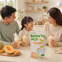 Mélange pour Boisson au Cantaloup 180g, Vente en Gros Directe Usine OEM ODM, Échantillon Gratuit pour Acheteurs en Gros et Chaînes de Magasins Mondiales