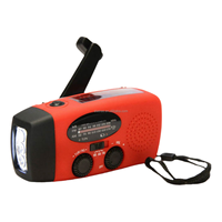 Draagbare Oplaadbare Nood Solar Hand Crank Am Fm Radio Usb Telefoon Oplader 600Mah Power Bank Sos Signaal Radio