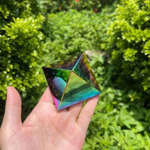 Pirámides de Obsidiana Aura Curativa al por Mayor, Pirámides de Cristal de Obsidiana Pulida de Egipto Talladas para la Sanación - Product Image 5