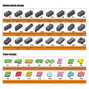 Xách tay nhỏ nhỏ hướng dẫn sử dụng Máy phát điện diesel khối gạch làm máy móc rỗng xi măng bê tông tự động di động lát - Product Image 4