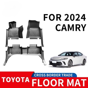 Tapis de sol de voiture 5D en caoutchouc TPE écologique, imperméable et antidérapant, sur mesure en gros, 3 pièces pour Toyota Camry 2024 - Product Image 1