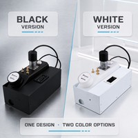 Réservoir d'encre blanc 500 ml pour imprimante DTF DTG UV avec agitateur temporisé, alarme sonore et lumineuse de manque d'encre, filtre à air et double sortie pour solution d'encre